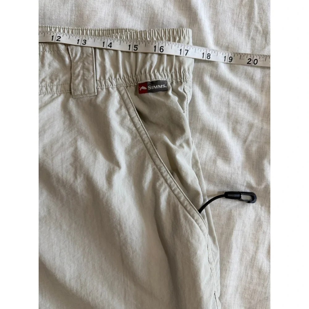 Simms Fishing Pants Mens Large Nylon Technical Hiking Outdoor Cargo Lightweight